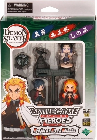 Zberateľská súprava figúrok Sylvanian Families Demon Slayer Kyojuro, Giyu a Shinobu