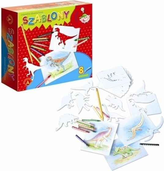 Šablóny dinosaury – kreatívne kreslenie pre deti