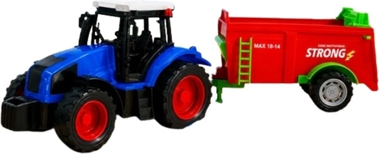 Traktor so zemědelským strojom