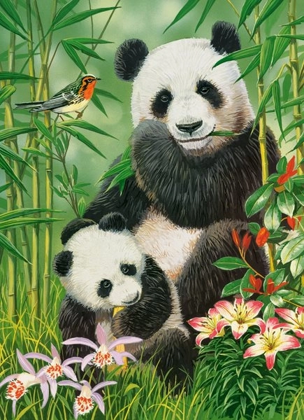 Puzzle Castorland Panda Brunch 300 dielikov