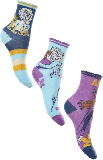 Sada ponožiek Frozen - 3 páry