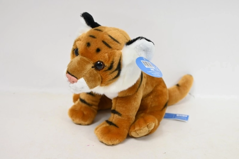 Hnedý plyšový tiger 20 cm