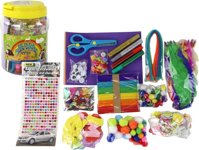 Kreatívna umelecká sada v pohári DIY