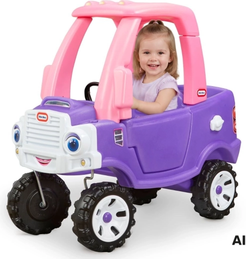 Detské odrážadlo Little Tikes off-road auto ružovo-fialové
