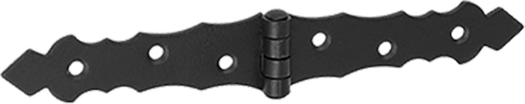 Francúzsky ozdobný záves 200 × 34 × 2 mm, čierny