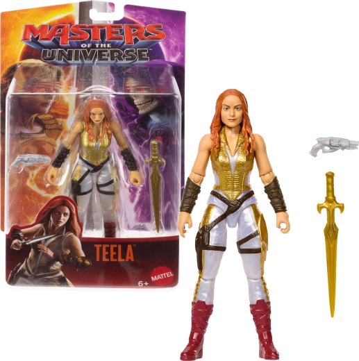 Mattel Masters of the Universe figúrka Teela 13 cm s mečom a zbraňou