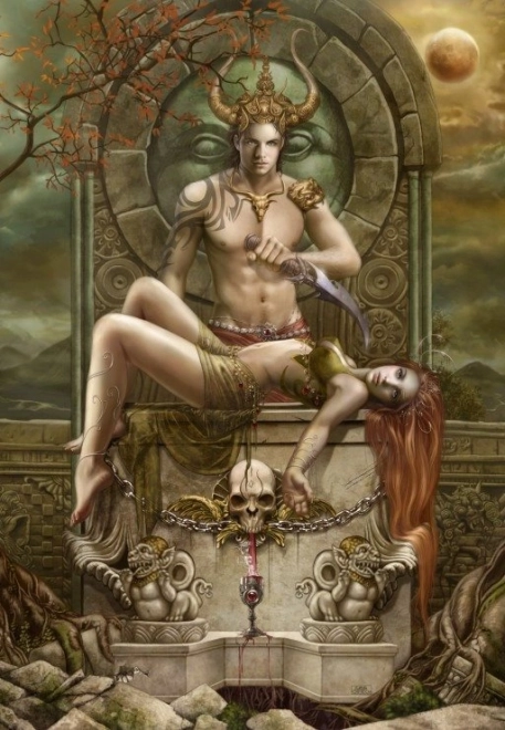 Grafika puzzle zatmenie mesiaca 1000 dielikov