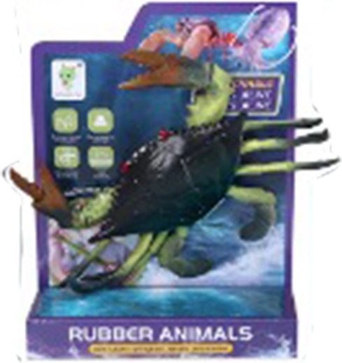 Gumový krab 13 cm – veselá hračka do vane aj na záhradu