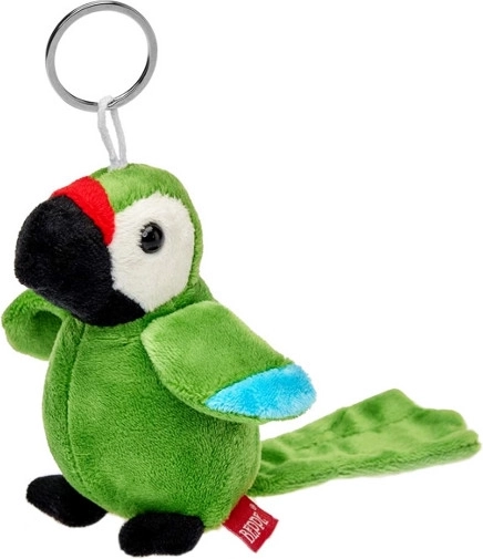 Prívesok papagáj ara zelený 11 cm