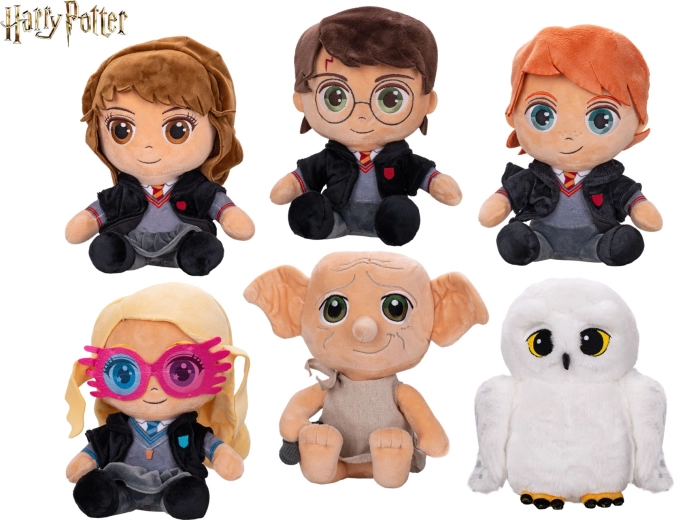 Harry Potter – sediace plyšové postavičky 25 cm