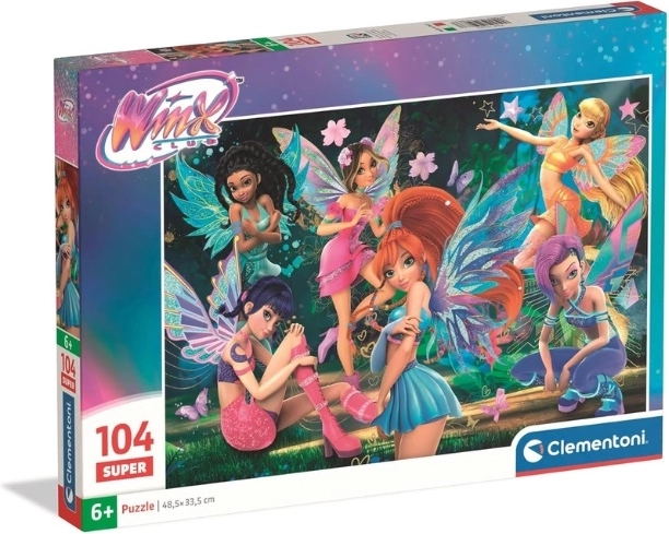 Clementoni puzzle Super Winx 104 dielikov