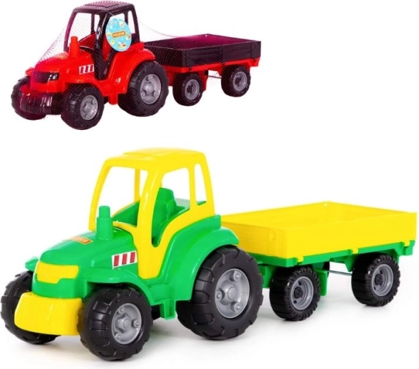Plastový traktor s odnímateľným valníkom