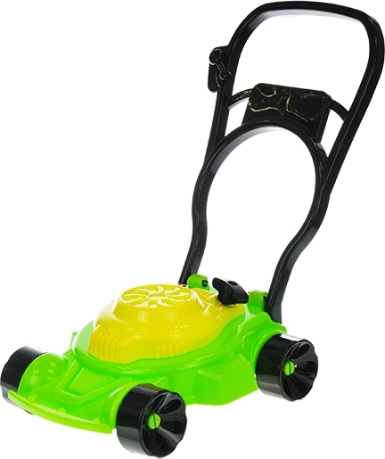 Detská kosačka na trávu zelená