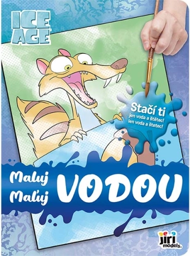 Maľuj vodou Doba ľadová – čarovné omaľovánky