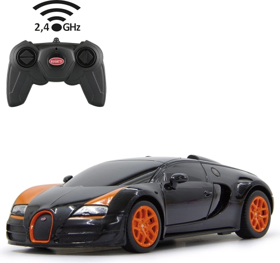 RC auto Bugatti Grand Sport Vitesse 1:24 čierne
