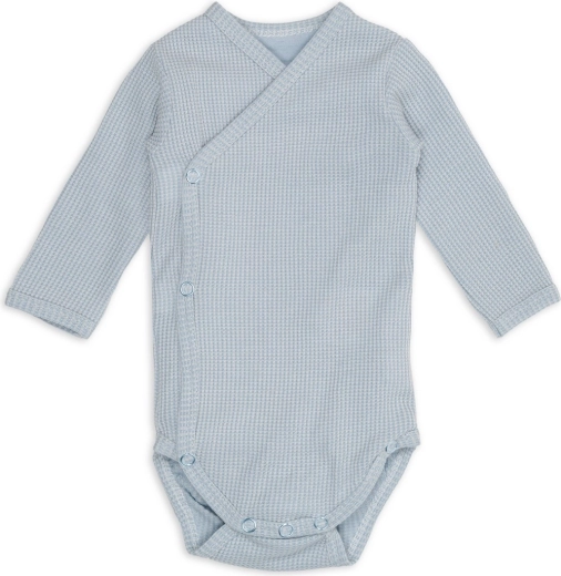 Lodger detské body s dlhým rukávom ciumbelle blue fogg, veľkosť 80