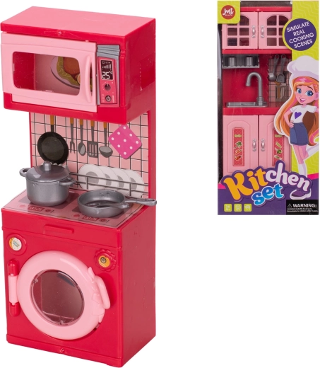Kuchynka pre bábiky 20 cm – set s drezom alebo práčkou