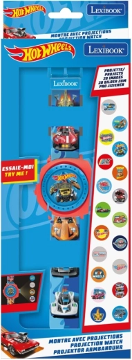 Digitálne premietacie hodinky HOT WHEELS od Lexibook s 20 obrázkami