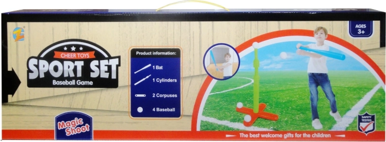 Letná sada hier – baseballový set pre deti