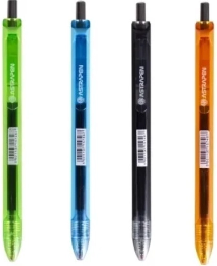 Guľôčkové pero ASTRA Stripes, 0,7 mm, mix farieb