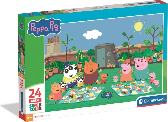 Puzzle 24 MAXI Super Color PRASIATKO PEPINA od Clementoni