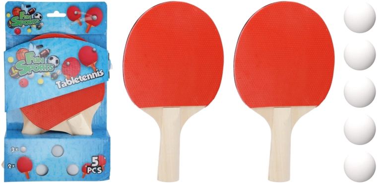 Súprava pálek na stolný tenis s 3 loptičkami