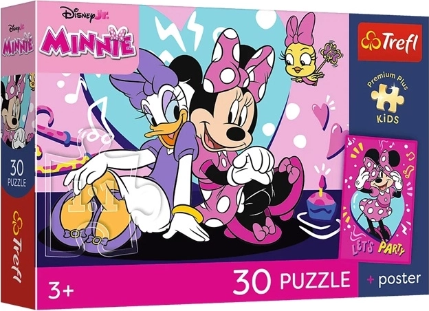 Puzzle Premium Plus Kids Radostná Minnie (30 dielikov)