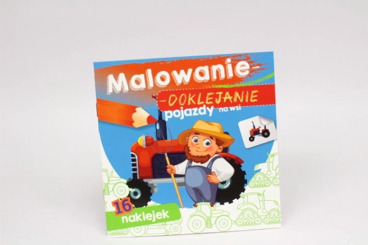 Maľovanie a lepenie: vozidlá na vidieku