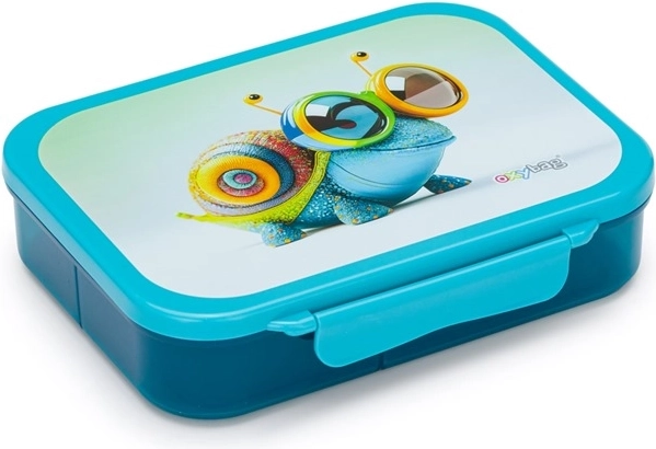 Box na desiatu s priehradkami Crazy Animals slimák