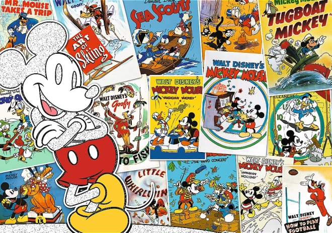 Puzzle 1000 dielikov DISNEY – Vo svete Mickeyho