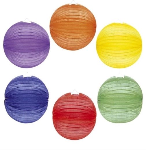 Lampión okrúhly jednofarebný