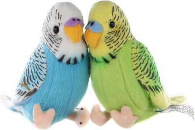 Plyšová andulka so zvukom 12 cm