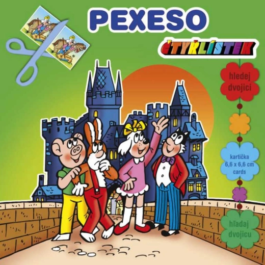 Akim pexeso Štvorlístok maxi kartičky