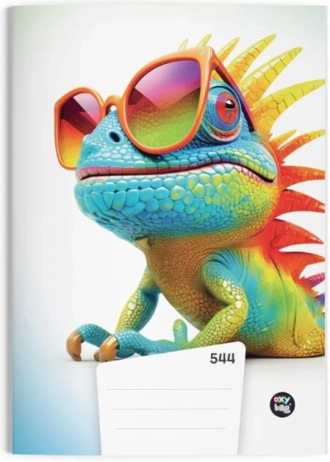 Zošit A5 linajkovaný 40 listov Chameleon