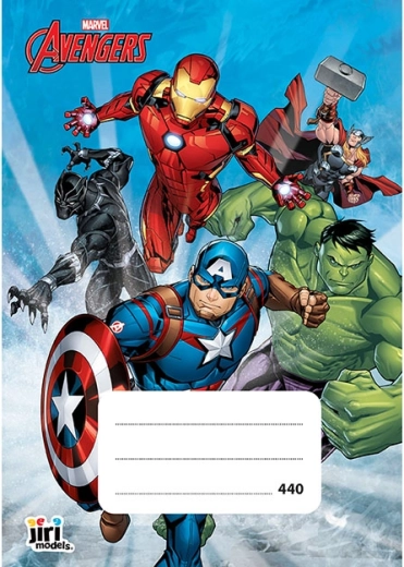 Školský zošit A4 bez linajok Avengers