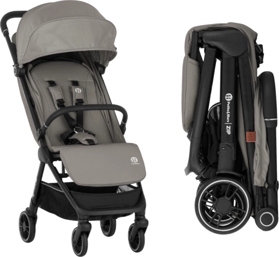 Petite&Mars športový kočík Zip Velvet Grey