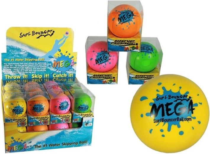 JumpGeniX Mega Wave Runner vodný loptový míč 9 cm