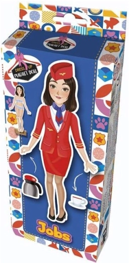 magnetická obliekacia bábika – povolania