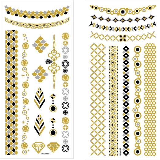 Detské prenosné tetovania pre dievčatá – viac druhov