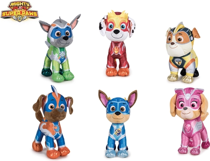 Plyšák PAW PATROL Super Mighty Pups 19 cm