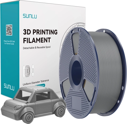 Sunlu PETG filament sivý