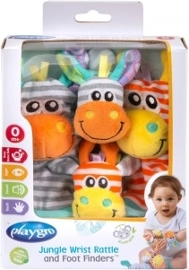 Playgro hrkajúce ponožky a náramky v pastelových farbách