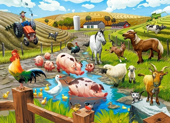 Puzzle 70 dielikov Life on the Farm