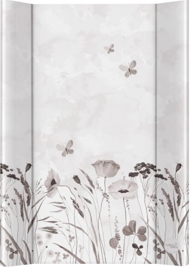 Ceba Baby prebaľovacia podložka na postieľku s pevnou doskou Basic Nature Harmony 50 × 70 cm