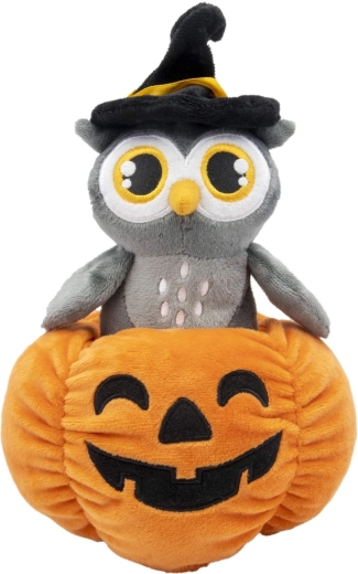 Halloweenska plyšová sova - 1 kus
