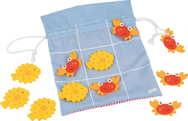 Goki Drevené Piškvorky Krabi proti Rybičkám