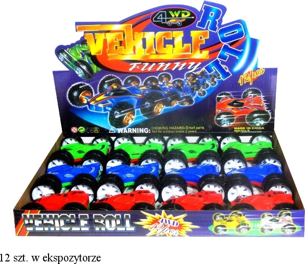 Auto premet s frikčným pohonom