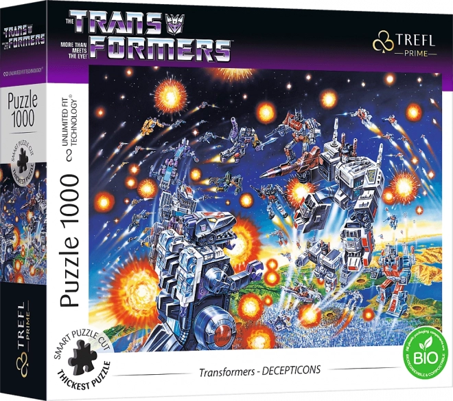 Puzzle uft transformers: decepticoni 1000 dielikov