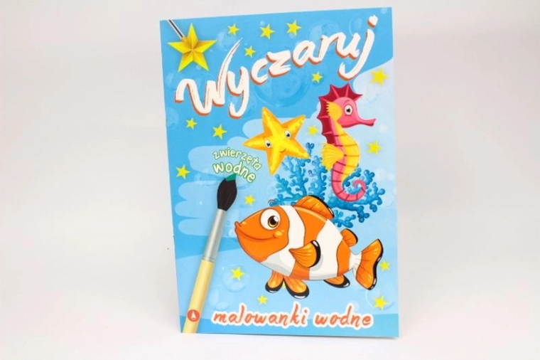 Vyčaruj vodné zvieratá – vodné omaľovánky