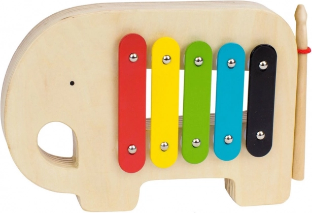 Petit Collage drevený xylofón slon